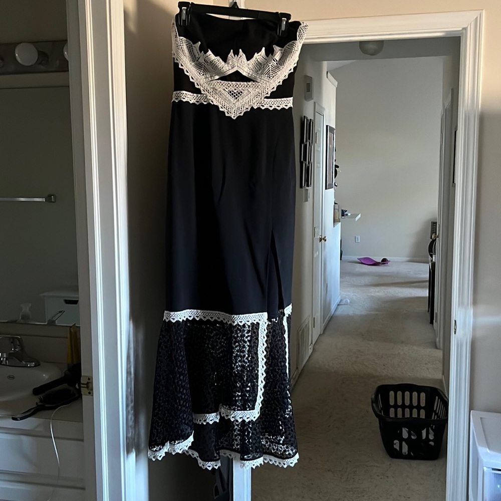 Jonathan Simkhai lace evening dress